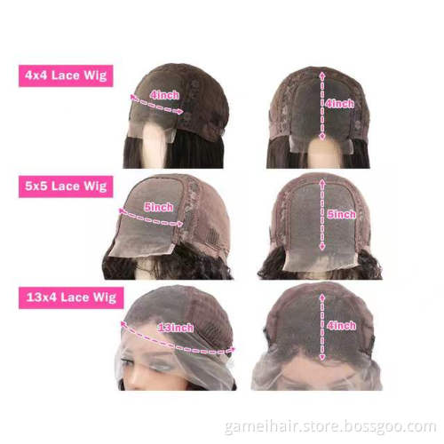 Wholesale Raw Brazilian Human Hair Hd Full Lace Frontal Bob Wig Vendor Deep Wave Virgin Human Hair Transparent Lace Front Wig